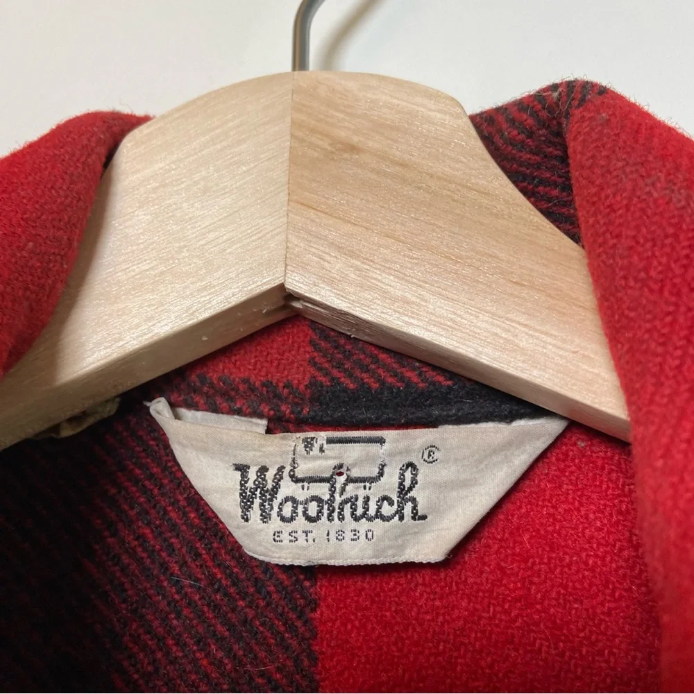 Vintage Woolrich Wool Lumberjack Chore Coat - Picture 3 of 10